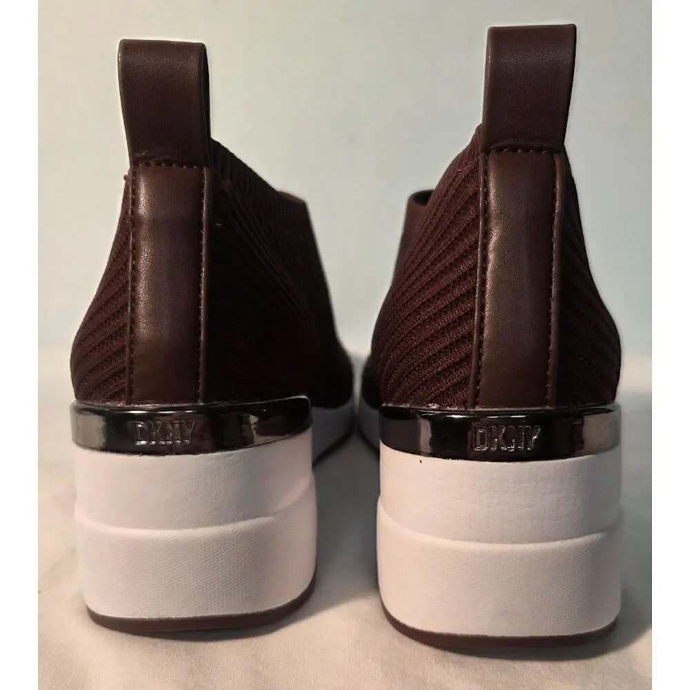 DKNY Sport Knit Slip-On Sneakers Maroon Women’s Size 9 Brand new